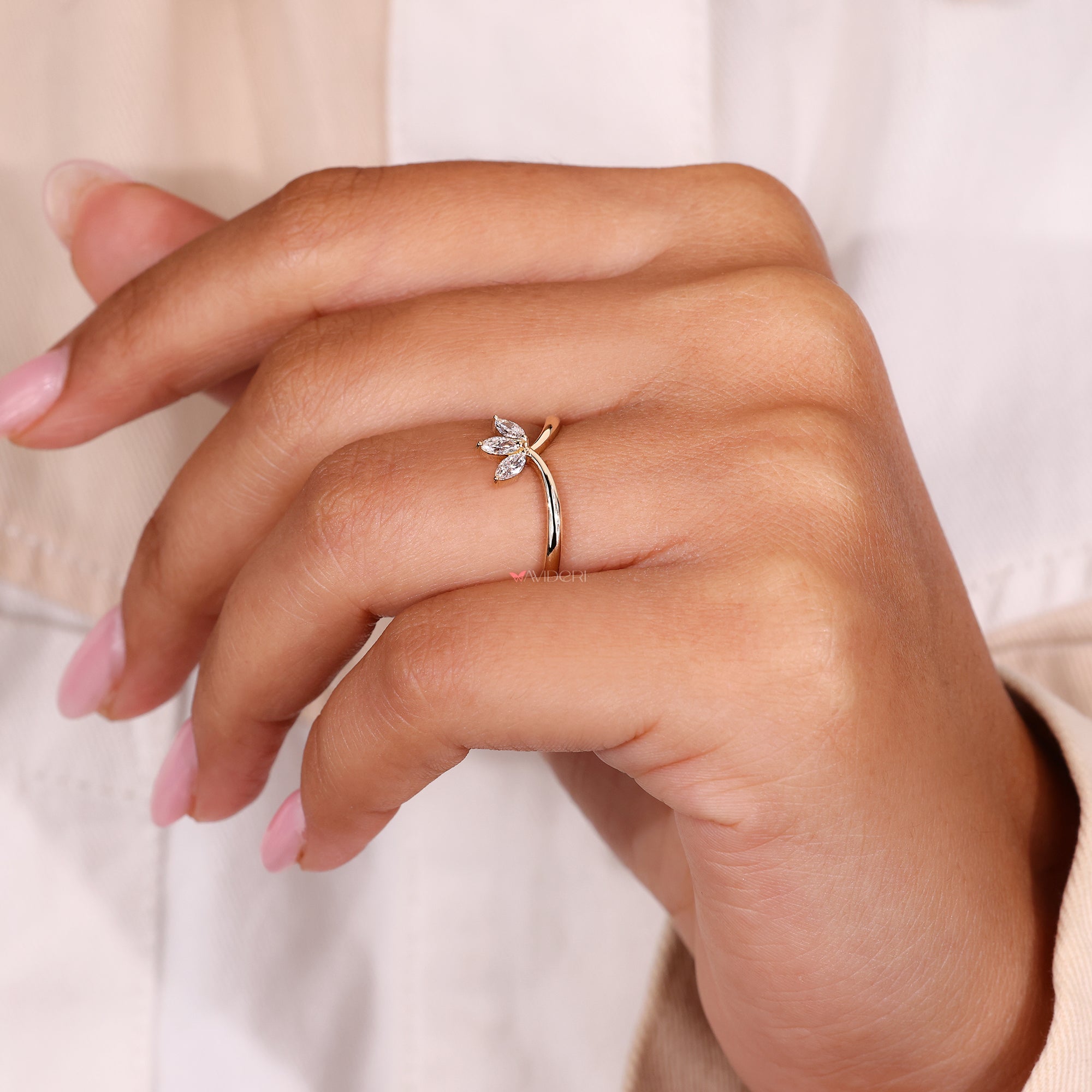 Lab-grown diamond wedding band available to buy online.