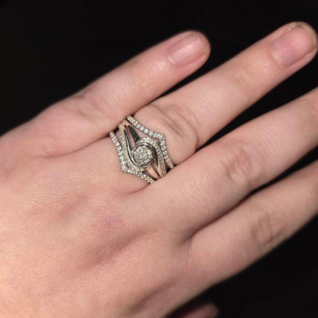It came in the mail wrapped very delicately. Talked with the seller to get a CAD design to make sure it would fit my ring and it is perfect! Now I can't wait to get married and wear this every day!