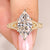 Marquise diamond ring vintage solitaire style.
