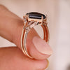 V shape band with Milgrain setting band.
