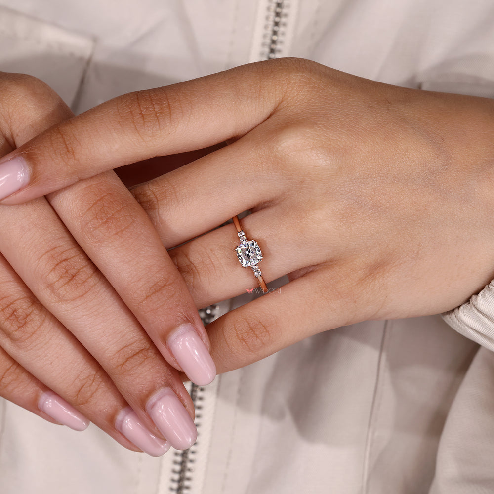 Muse ring one styled with soft curves and fine craftsmanship.
