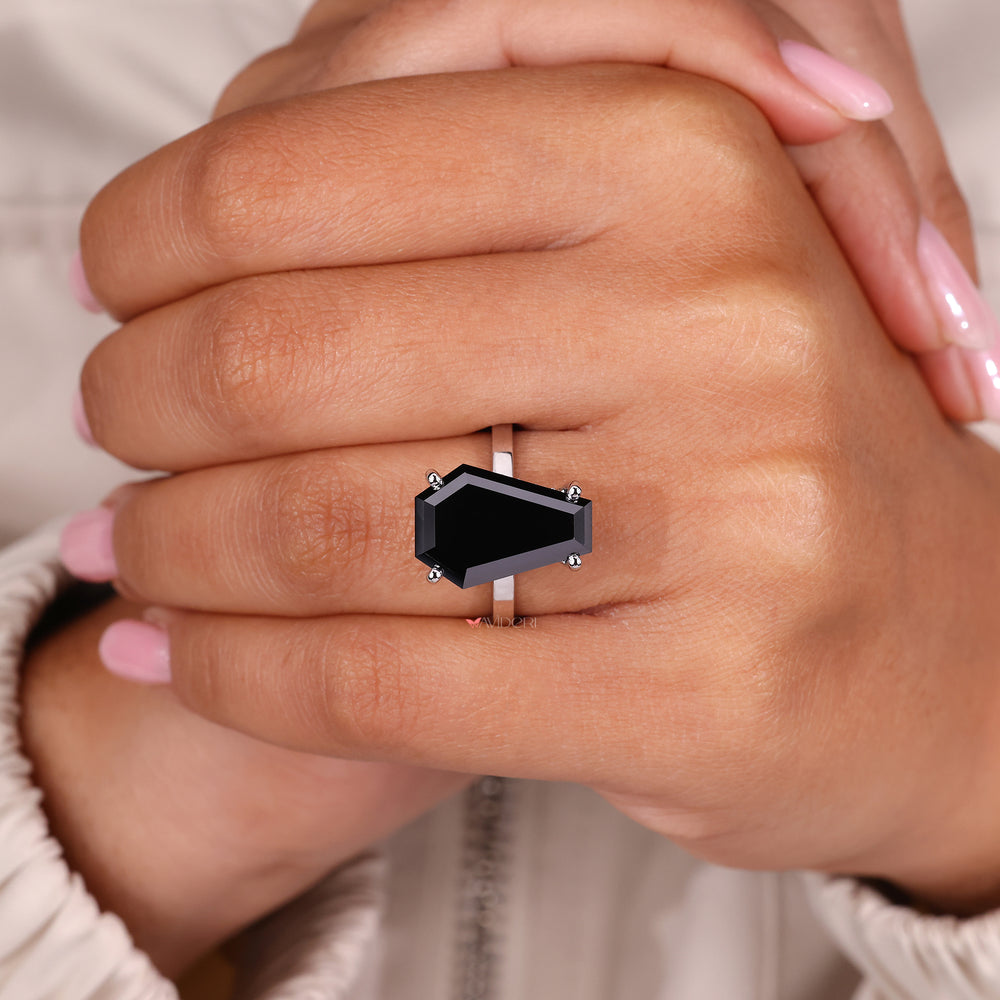 Handmade ring is made with care and detail.