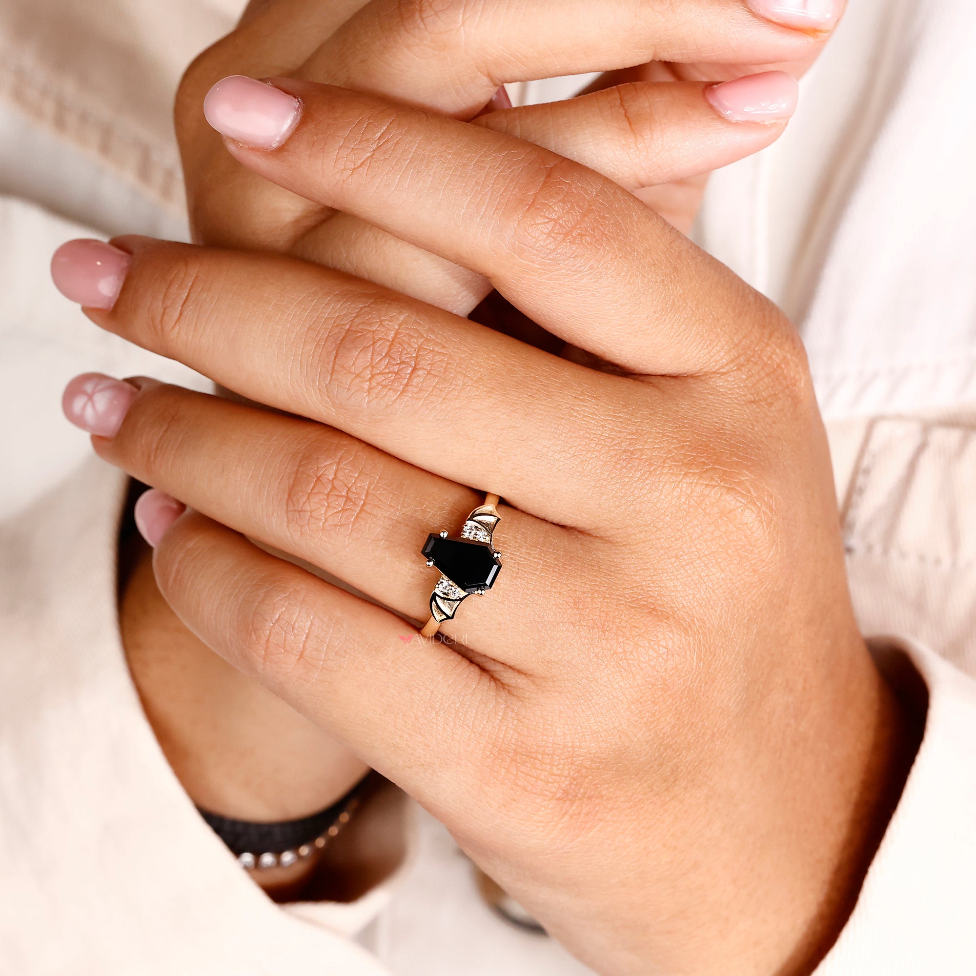 Buy a Moissanite ring in moissanite engagement ring design.