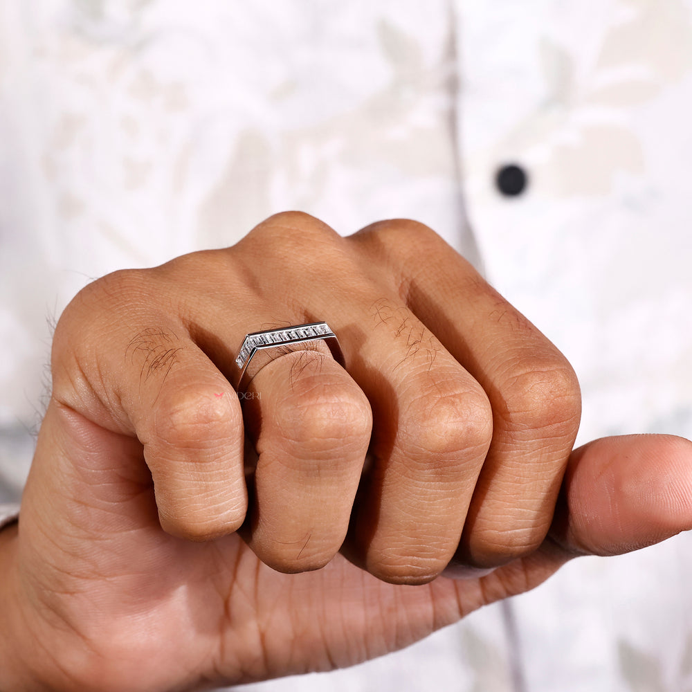 Mens Wedding Band in a classic design, symbolizing love and commitment with elegance and durability.

