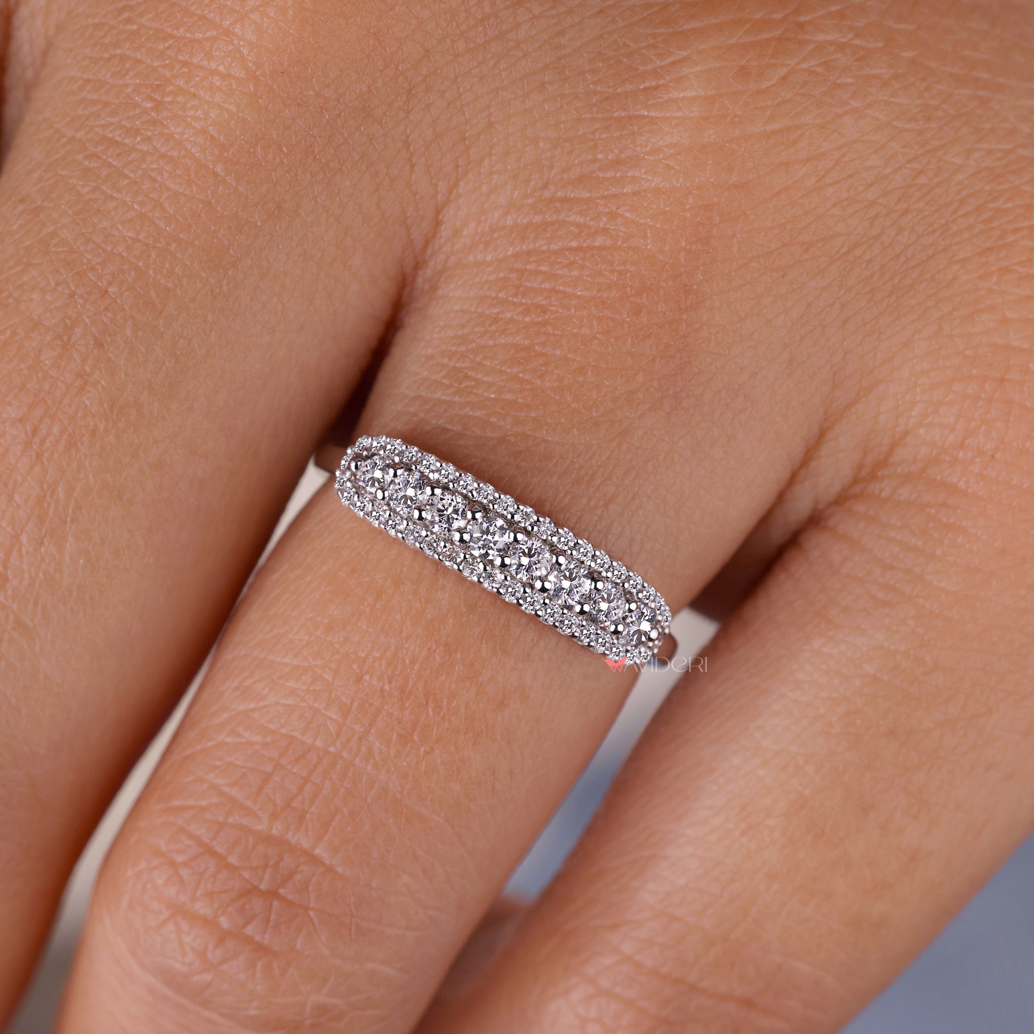 Custom wedding band designed for your perfect match.
