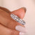 Avideri handmade jewelry featuring a rose cut diamond band.

