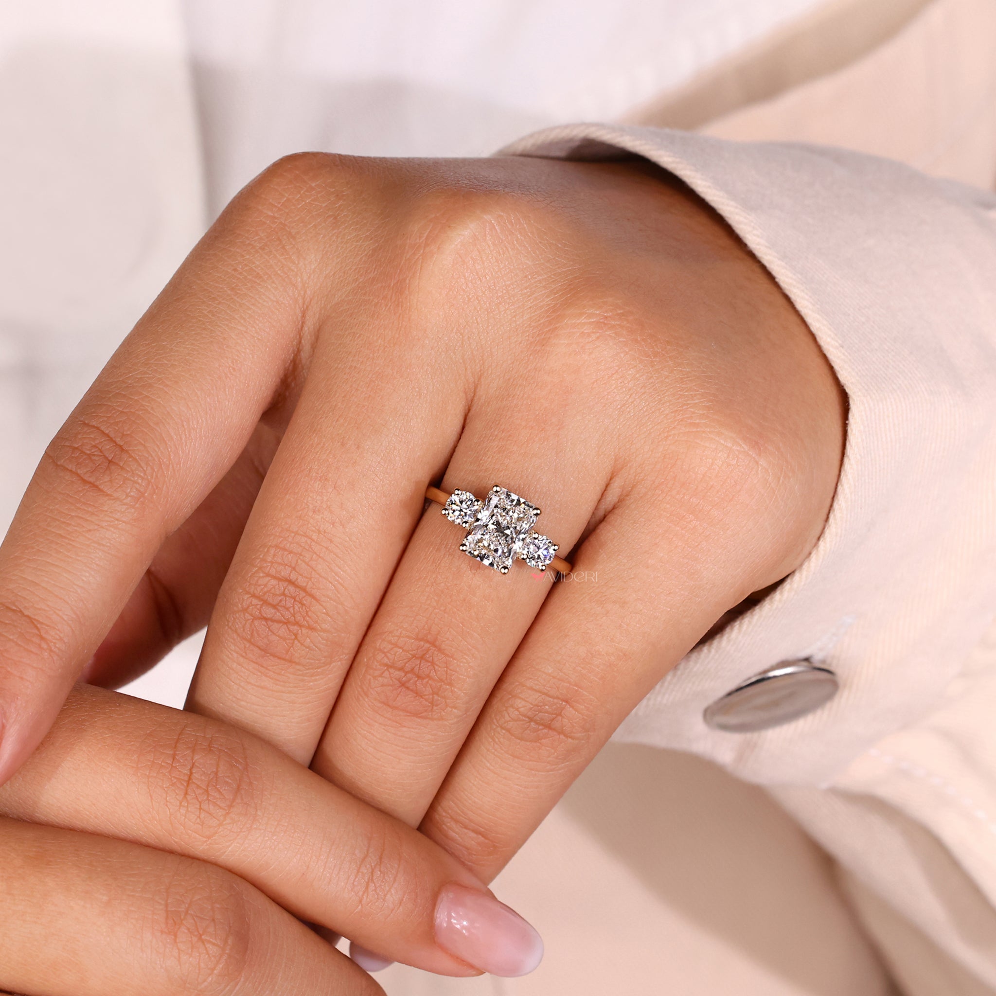 3 stone diamond ring showcasing timeless beauty
