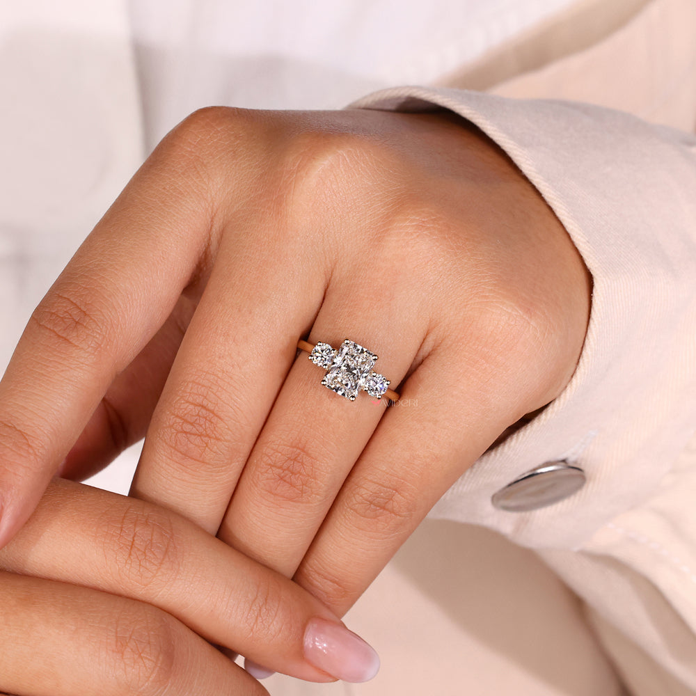 3 stone diamond ring showcasing timeless beauty
