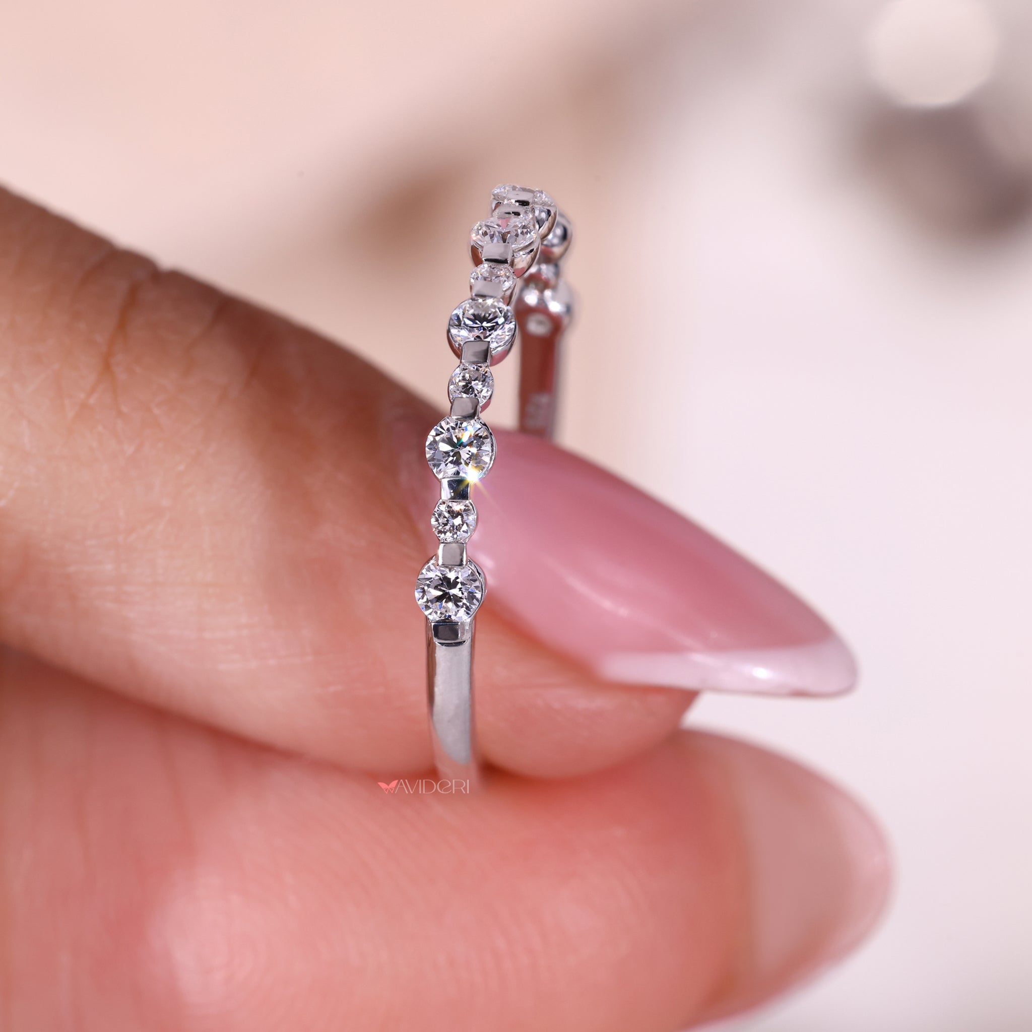 A simple wedding band crafted with care for those who love understated elegance.
