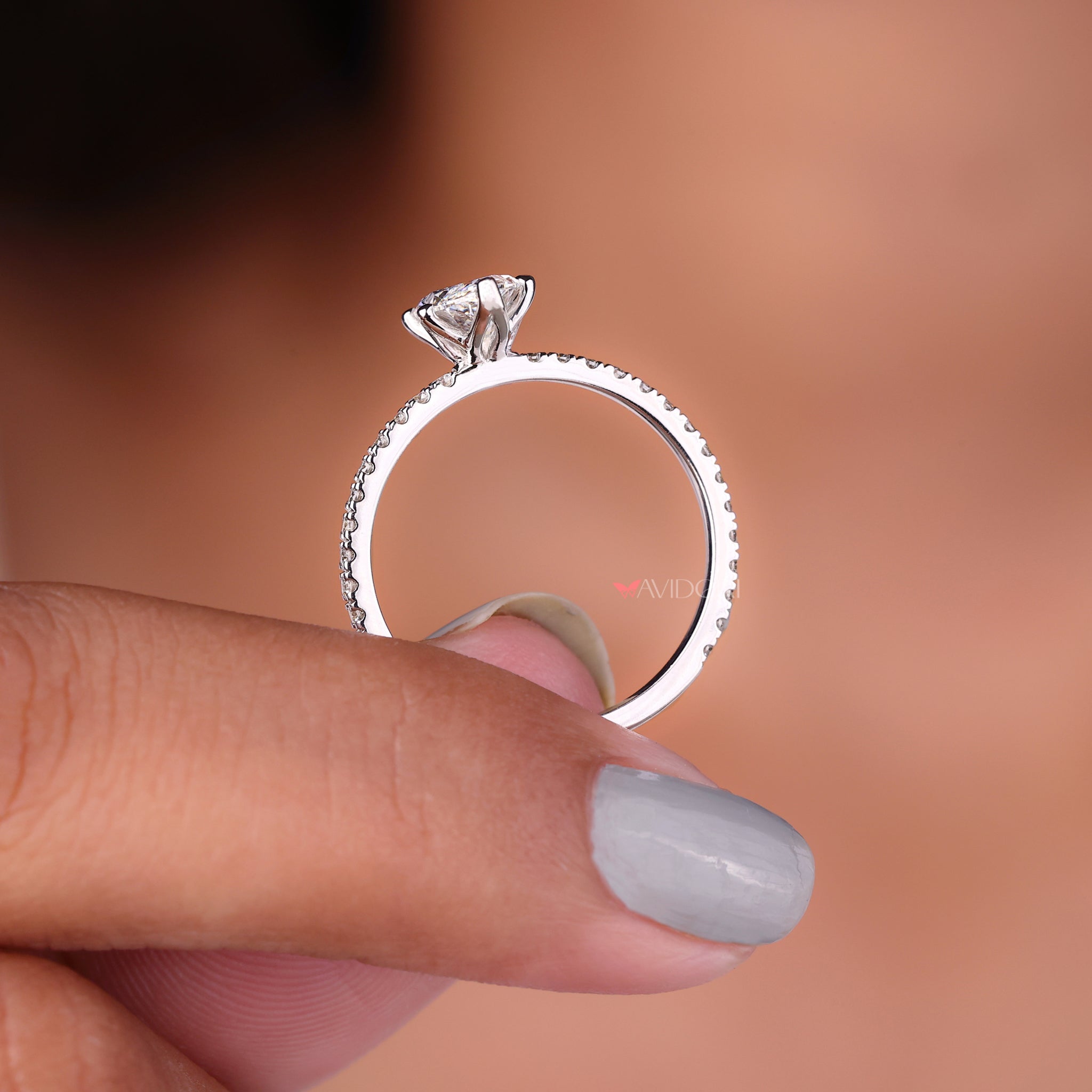 Elegant 2 carat marquise diamond ring for your big day.
