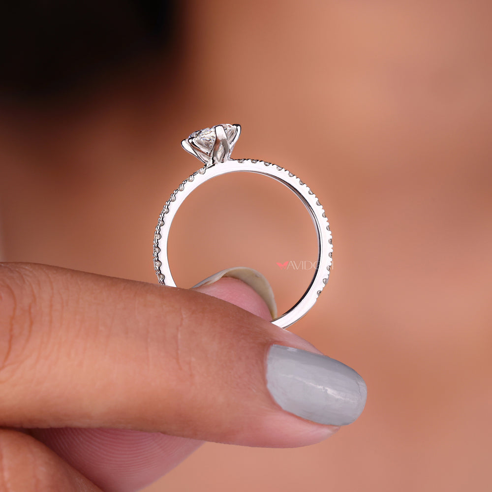 Elegant 2 carat marquise diamond ring for your big day.

