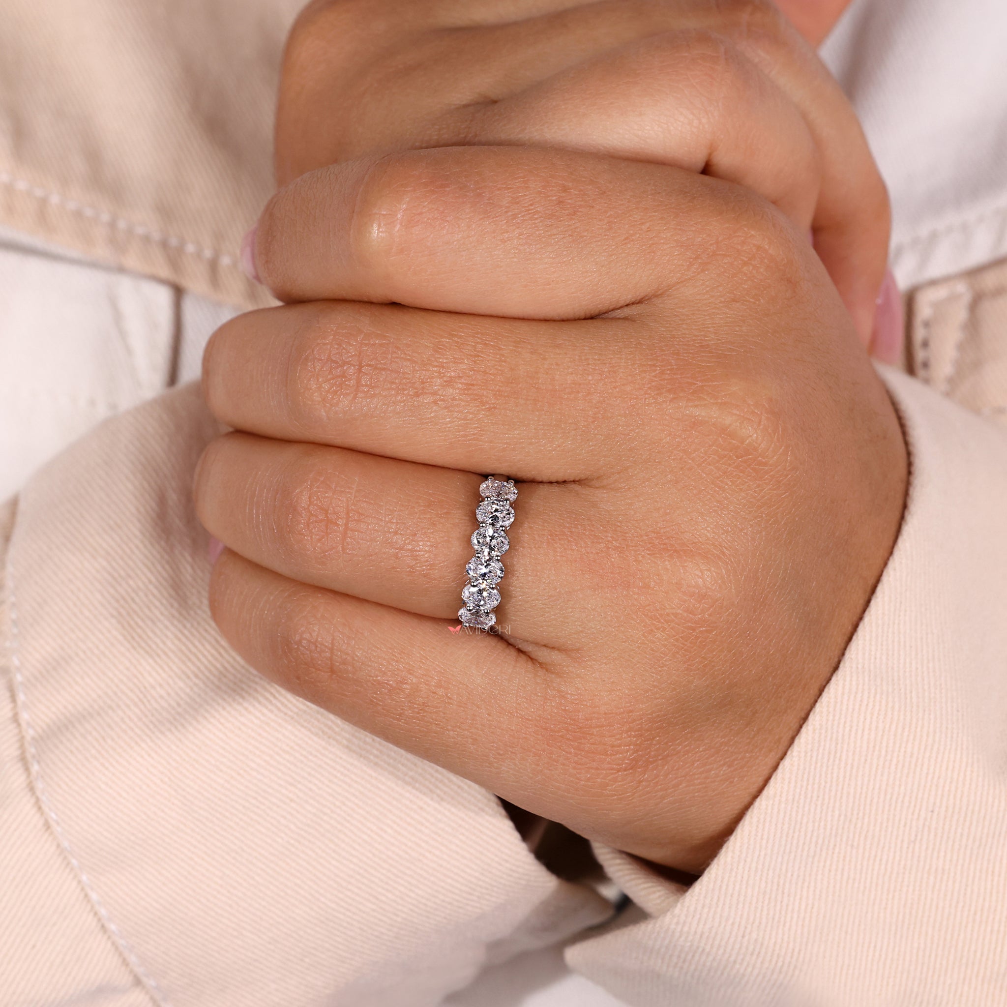 Low set wedding band made with precision and handmade craftsmanship
