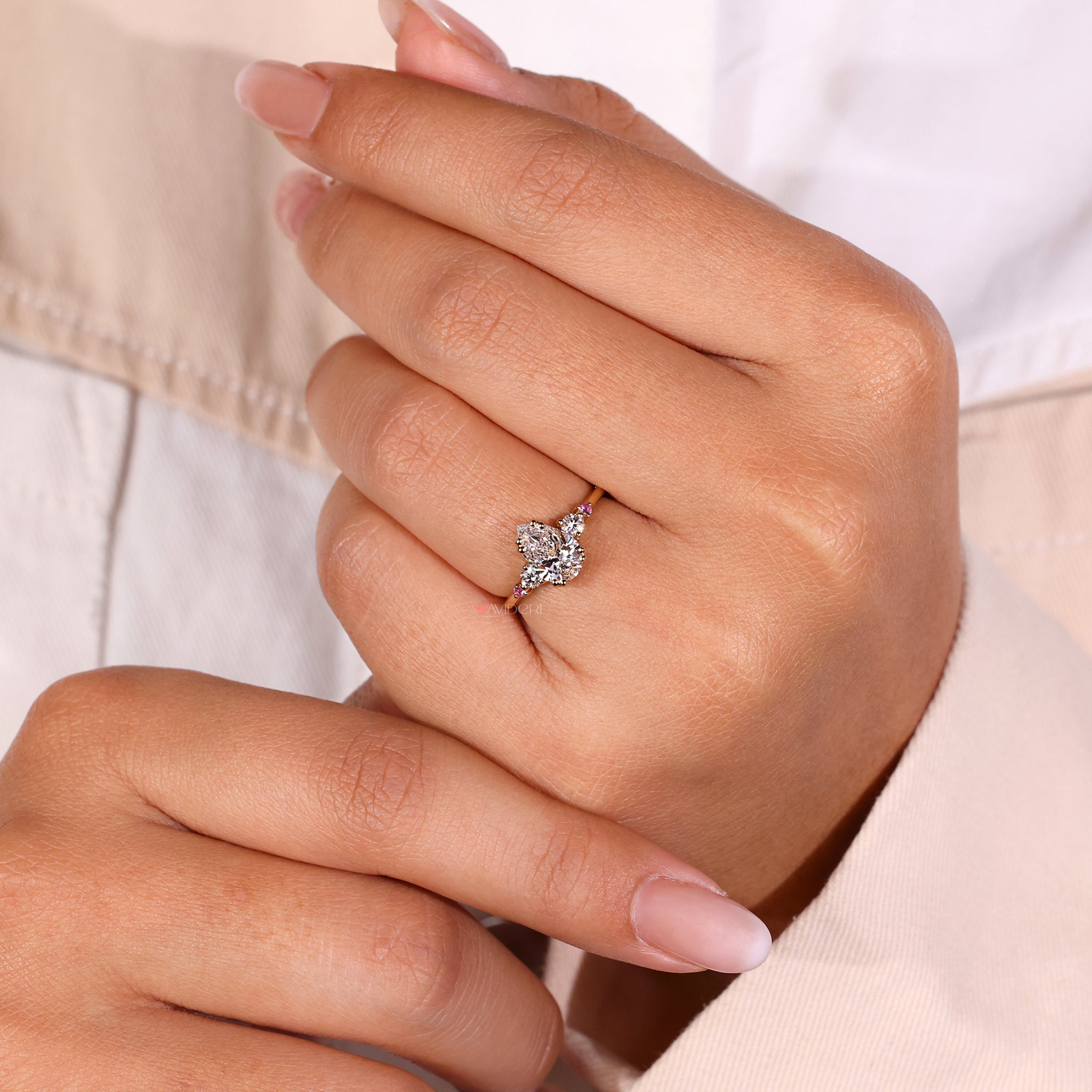 IGI certified diamond ensuring authenticity and impeccable quality.

