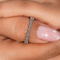 Round Diamond Wedding Band – Eternity Style