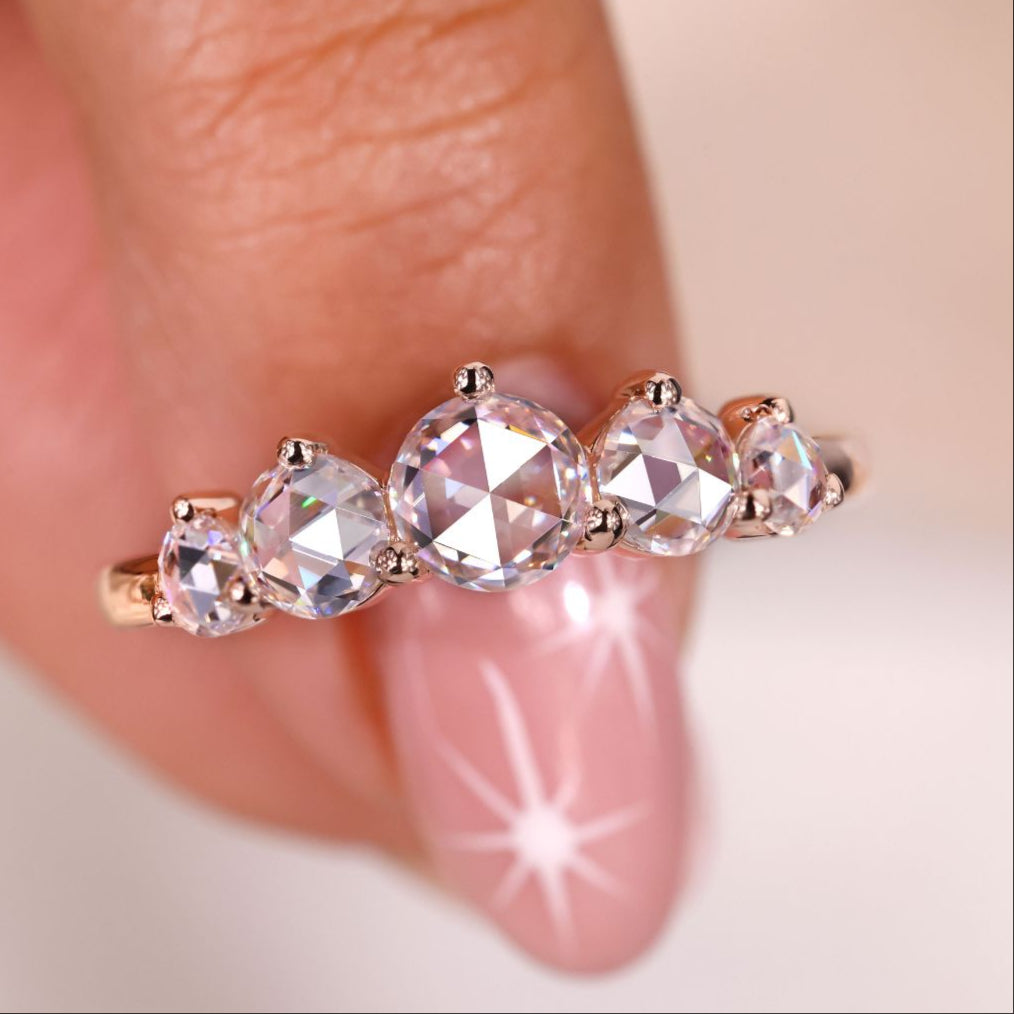 Rose gold wedding band with timeless elegance and modern craftsmanship
