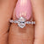 Oval engagement ring, oval diamond engagement ring, Lab Grown Diamond.