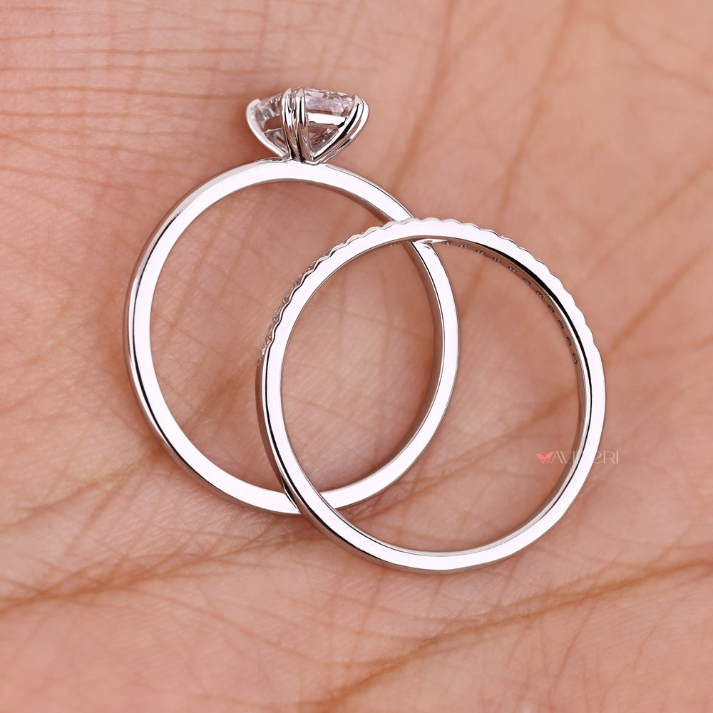 Emerald cut engagement ring crafted with precision for a sophisticated look

