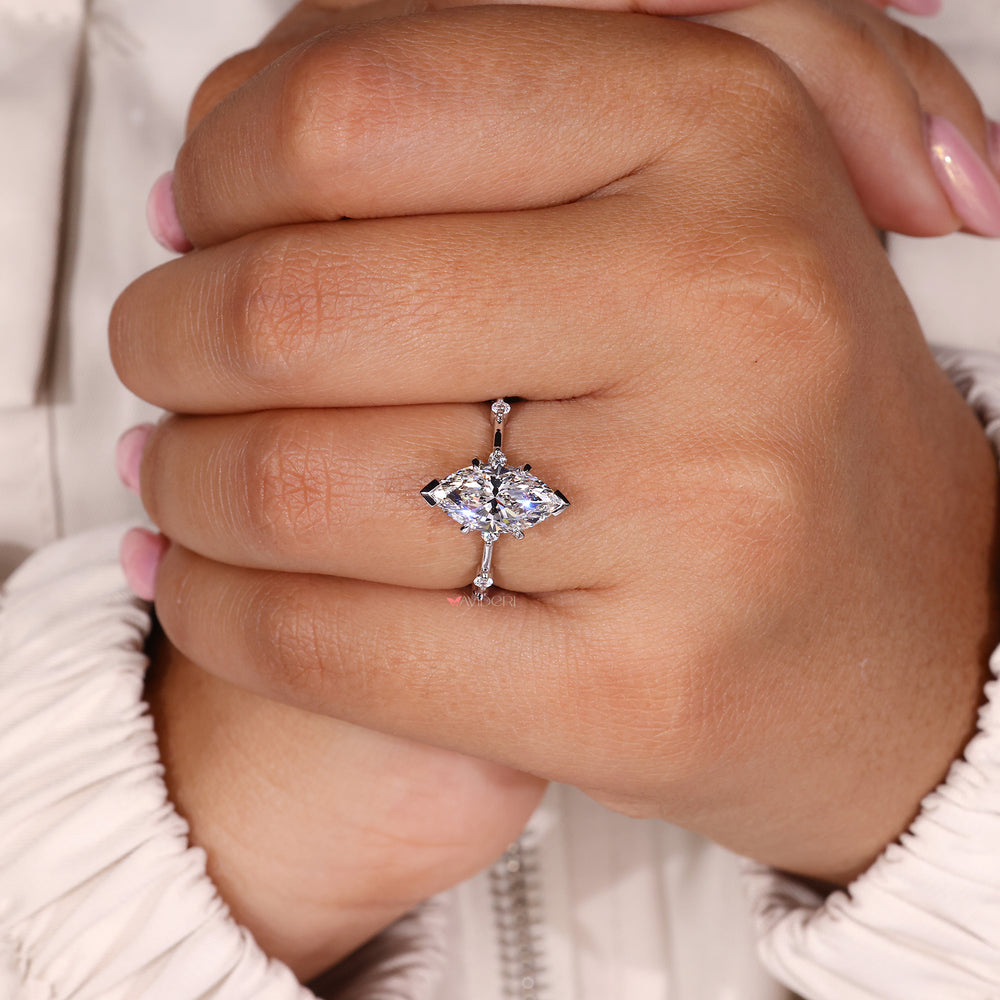 Lab Grown Diamond ring with eco-conscious sparkle.