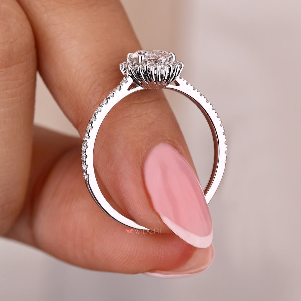 Oval diamond ring crafted with timeless elegance
