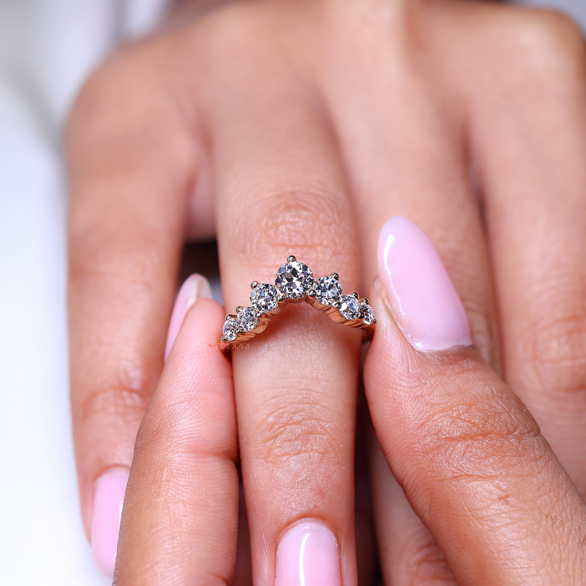 IGI certified diamond is checked for good quality.
