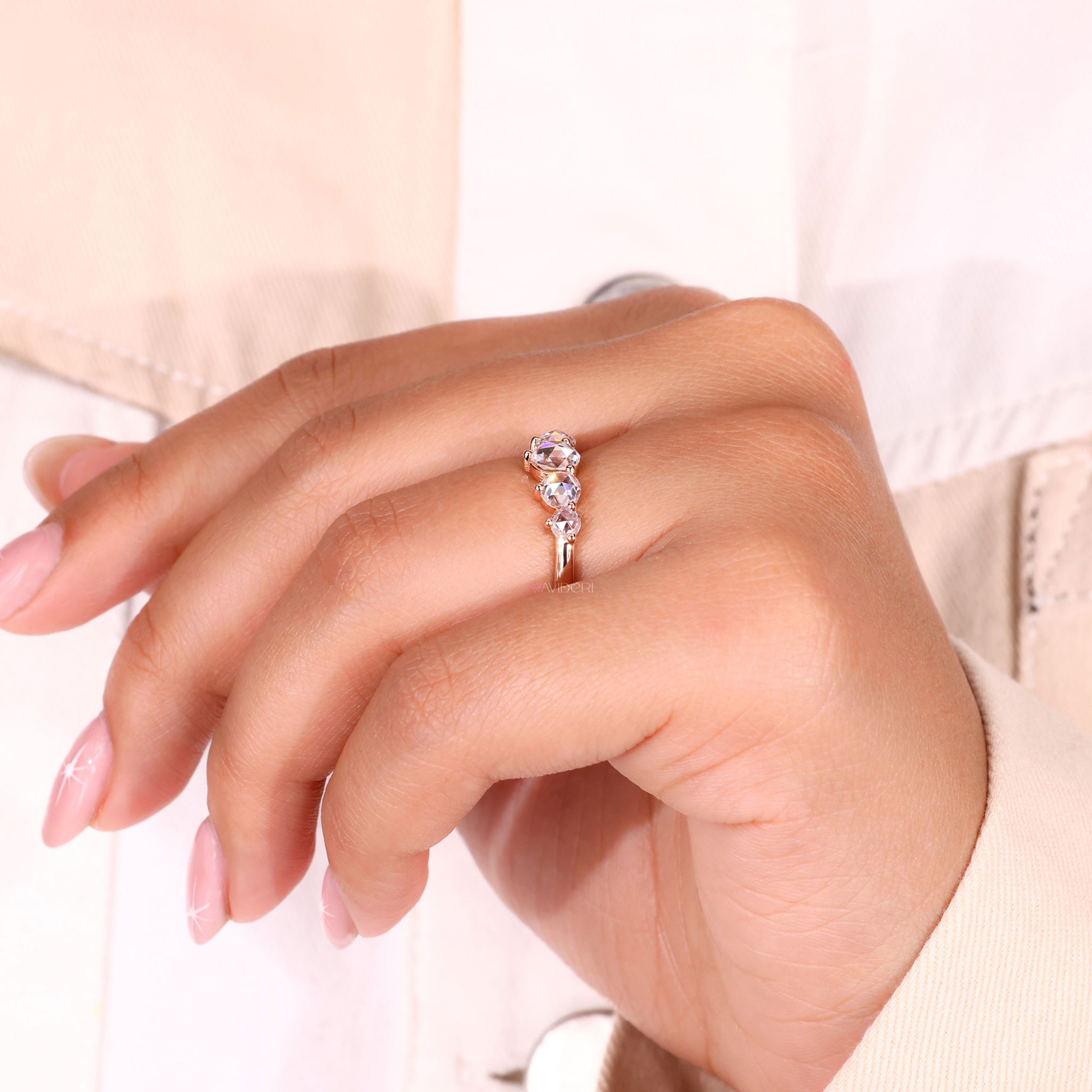Lab grown diamond wedding band offering beauty and sustainability
