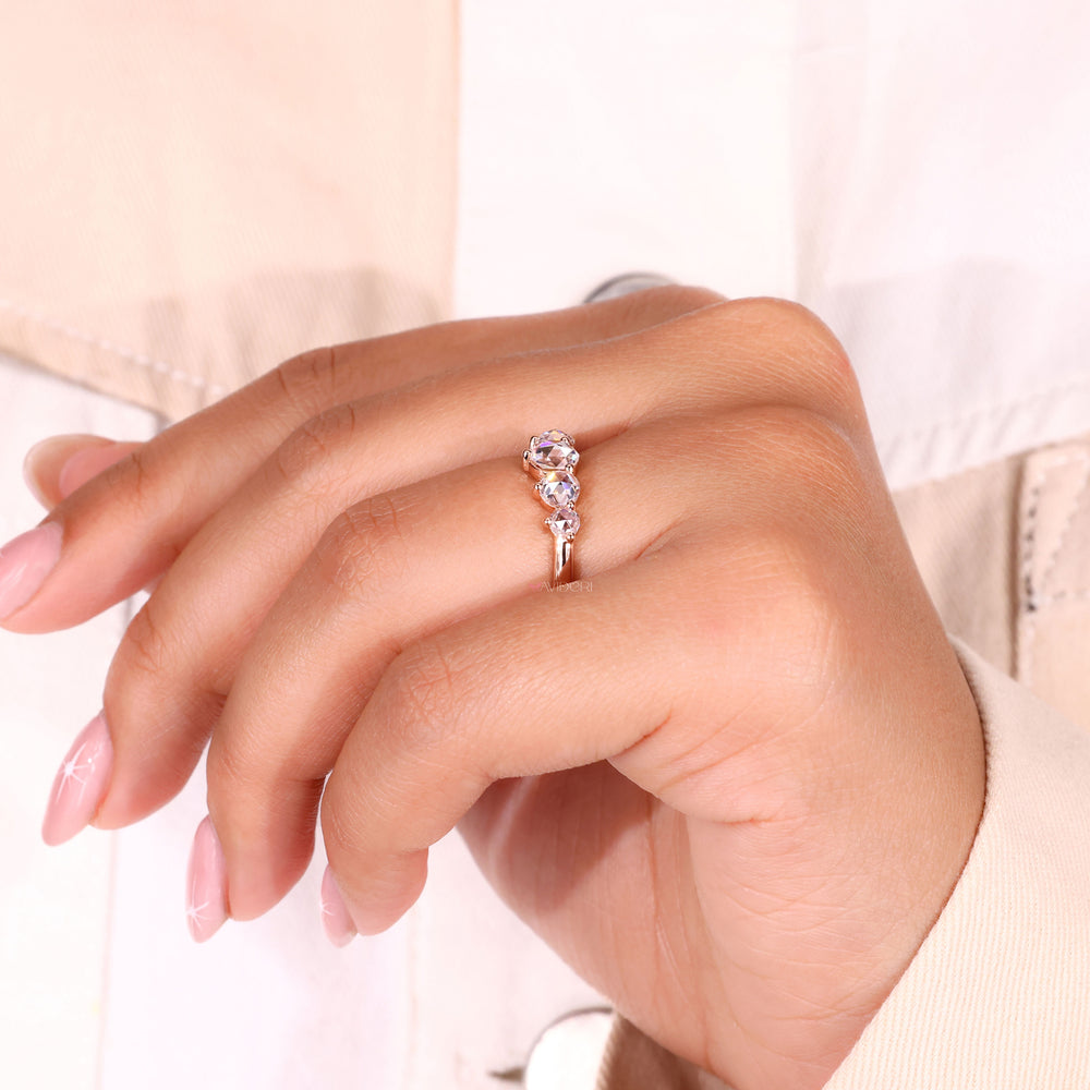 Lab grown diamond wedding band offering beauty and sustainability
