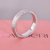 Round Diamond Double Sided Eternity Diamond Ring
