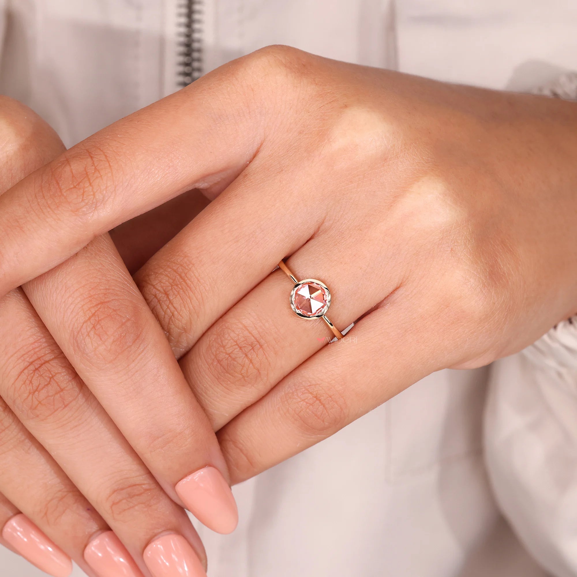 Handmade jewelry with avideri ring.