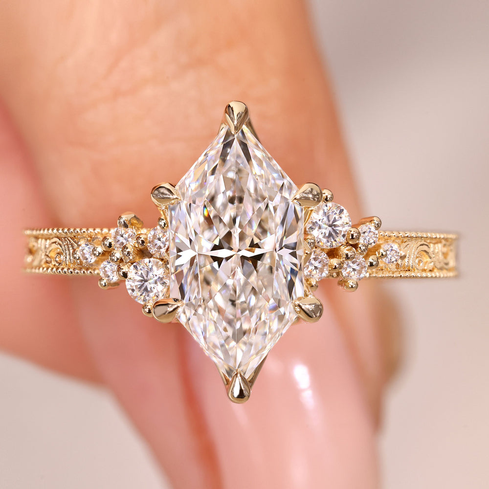 Dutch marquise diamond ring vintage style.
