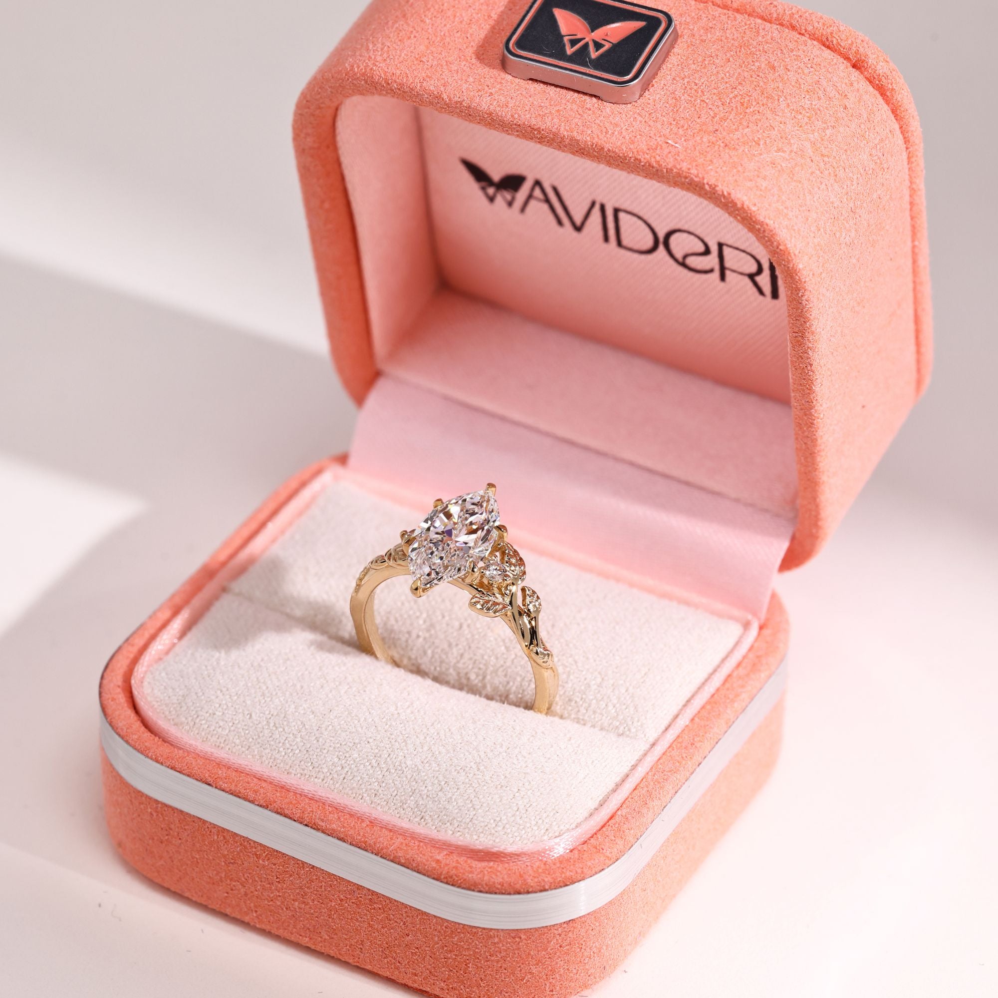 Lab-grown diamond ring buy engagement ring today.