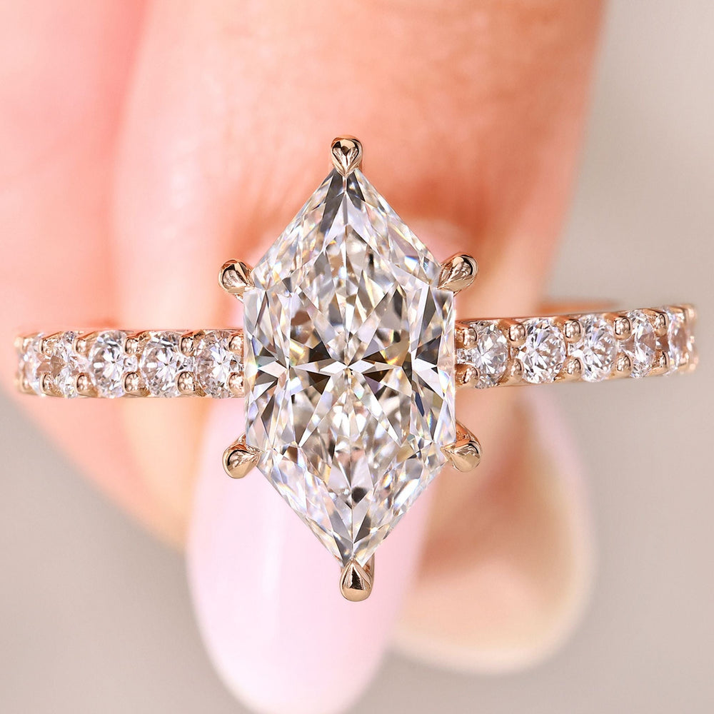Dutch marquise ring hidden halo pave style.
