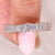 Half eternity diamond band prong set design.

