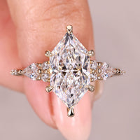 Dutch Marquise Diamond Engagement Ring in Muse Setting