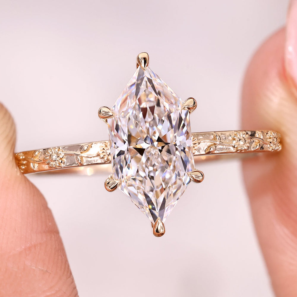 Handmade ring with avideri engagement ring.