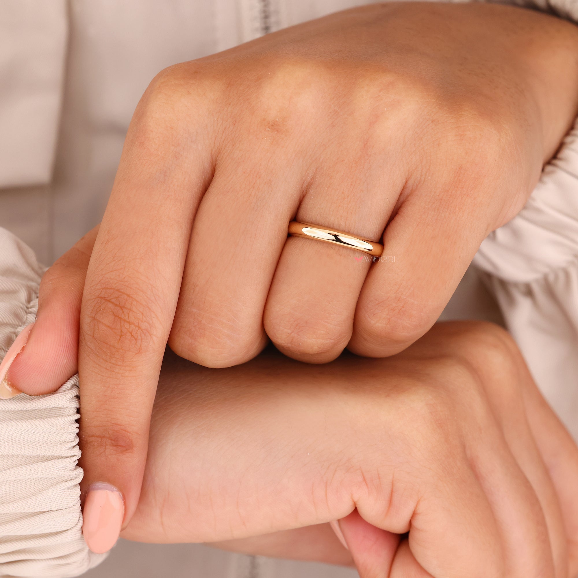 Simple yellow gold band with Yellow Gold Wedding Band.