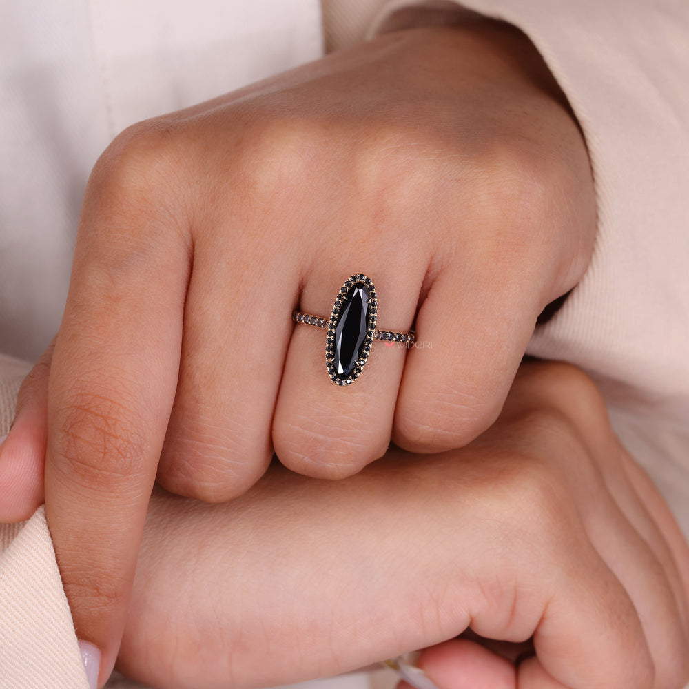 Oval cut ring, halo engagement ring, pave setting ring
