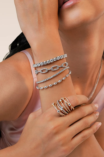 Moissanite Tennis Bracelets by Avideri