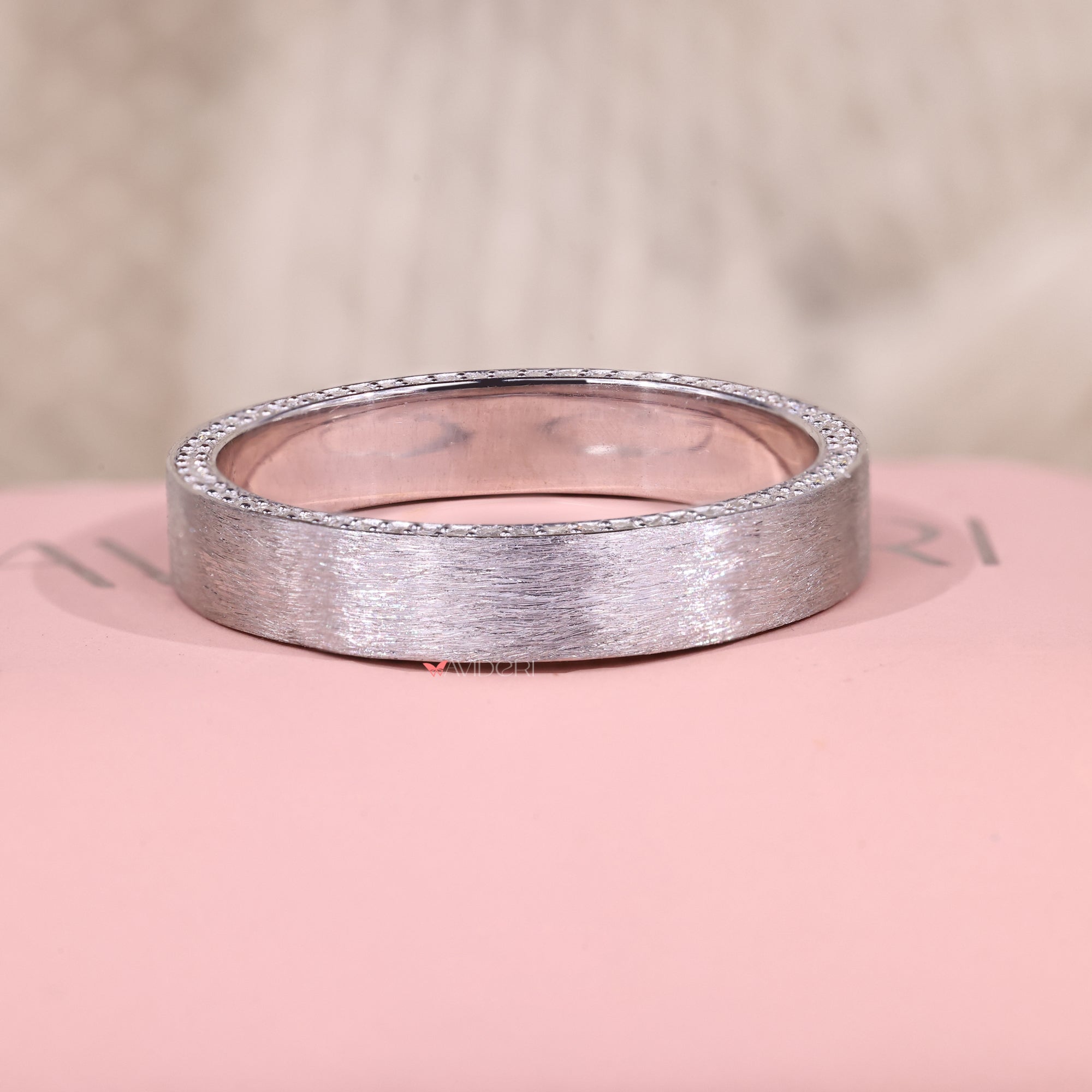 Round Diamond Double Sided Eternity Diamond Ring