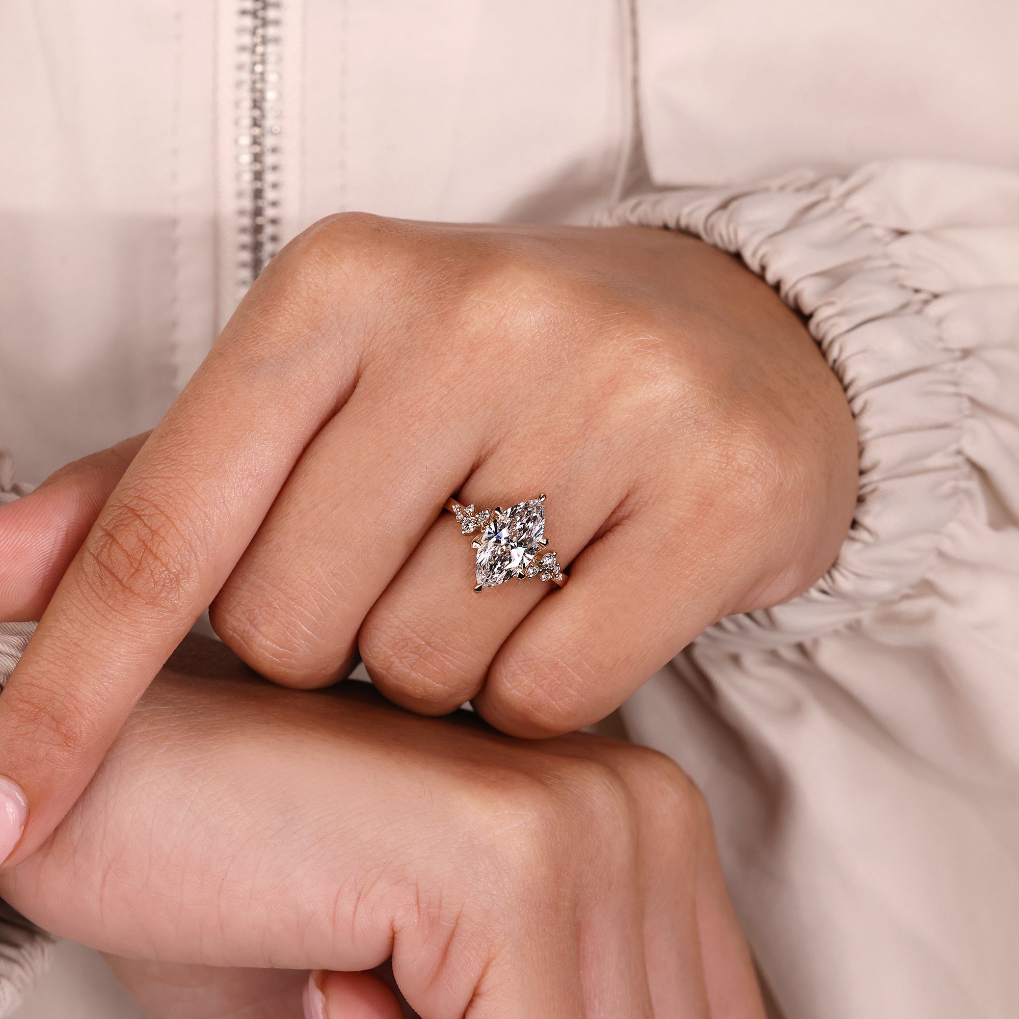 Custom diamond ring created to match your personal style.
