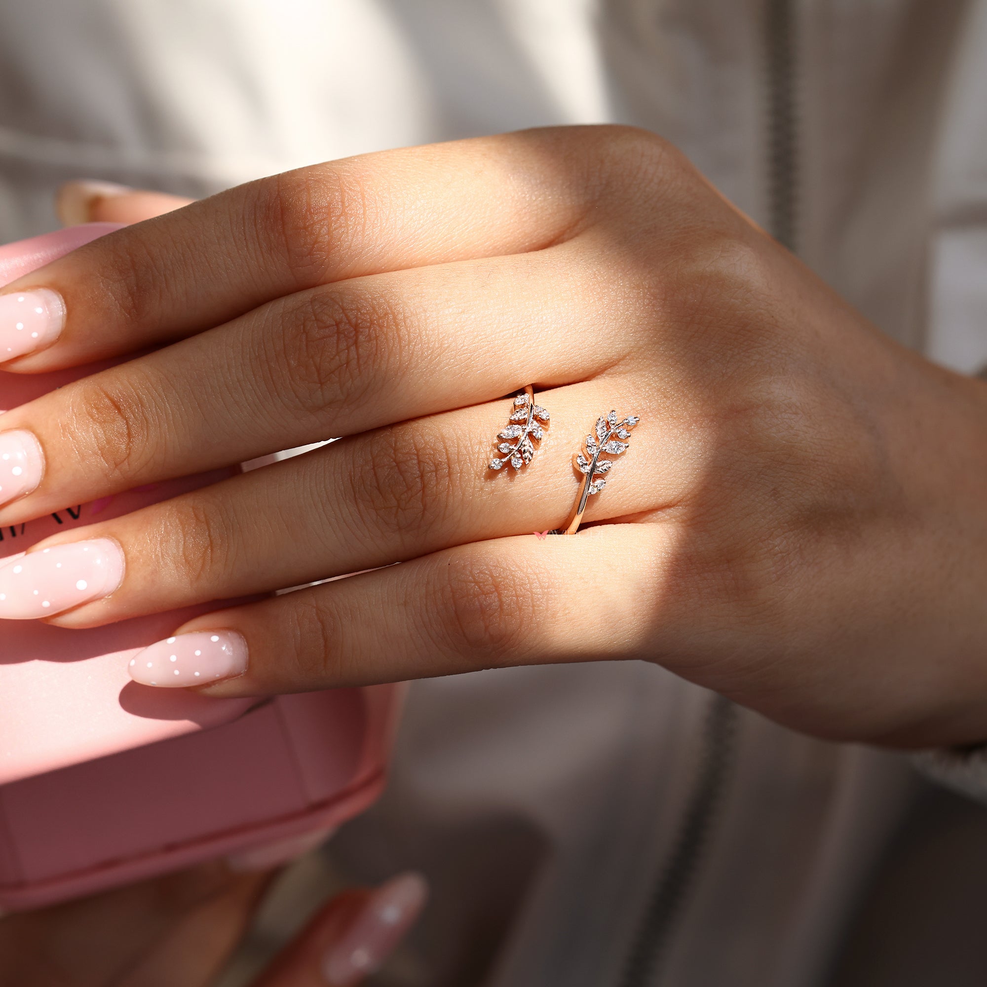 Diamond wedding band in custom handmade style.