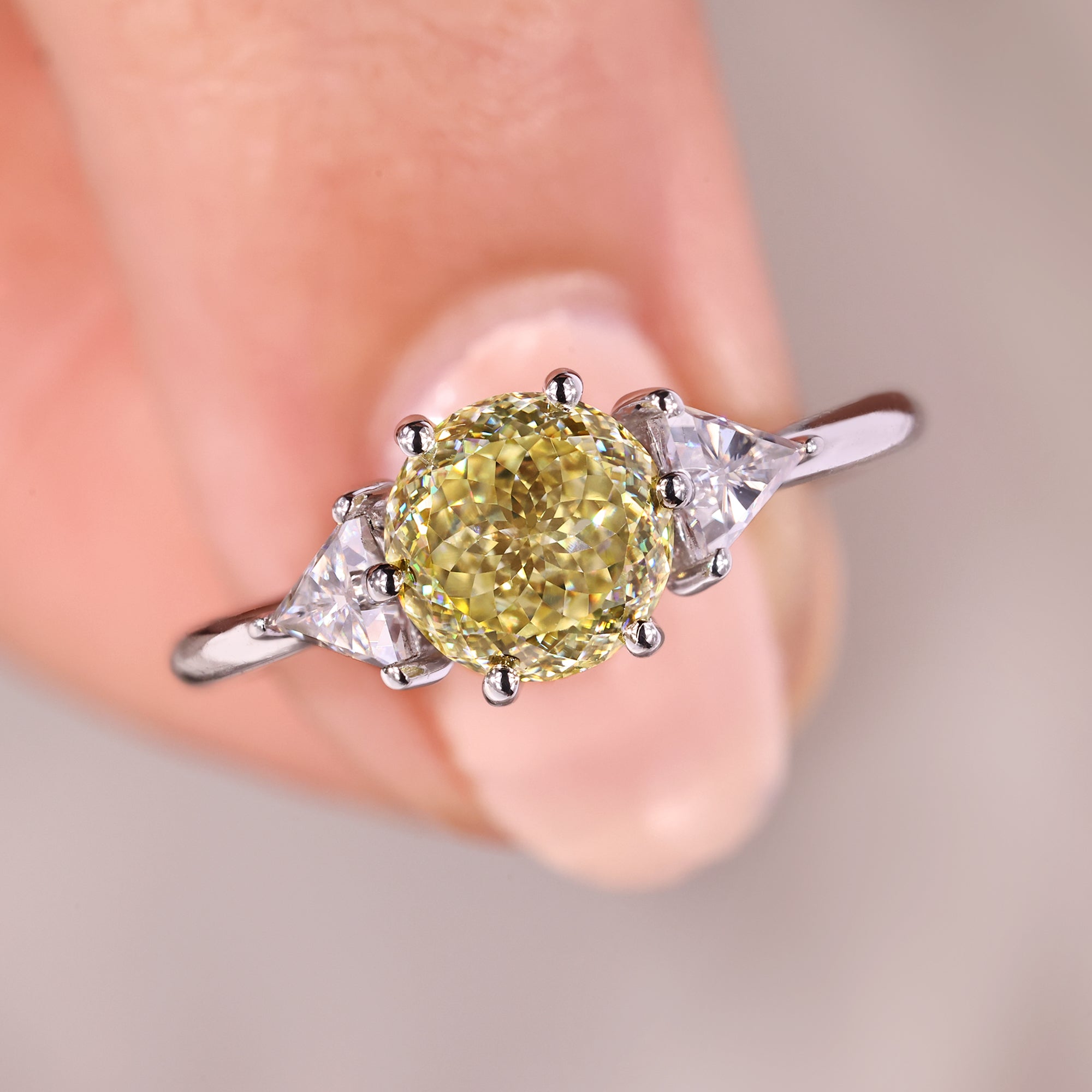 Portuguese cut ring, portuguese cut engagement ring, handmade ring.