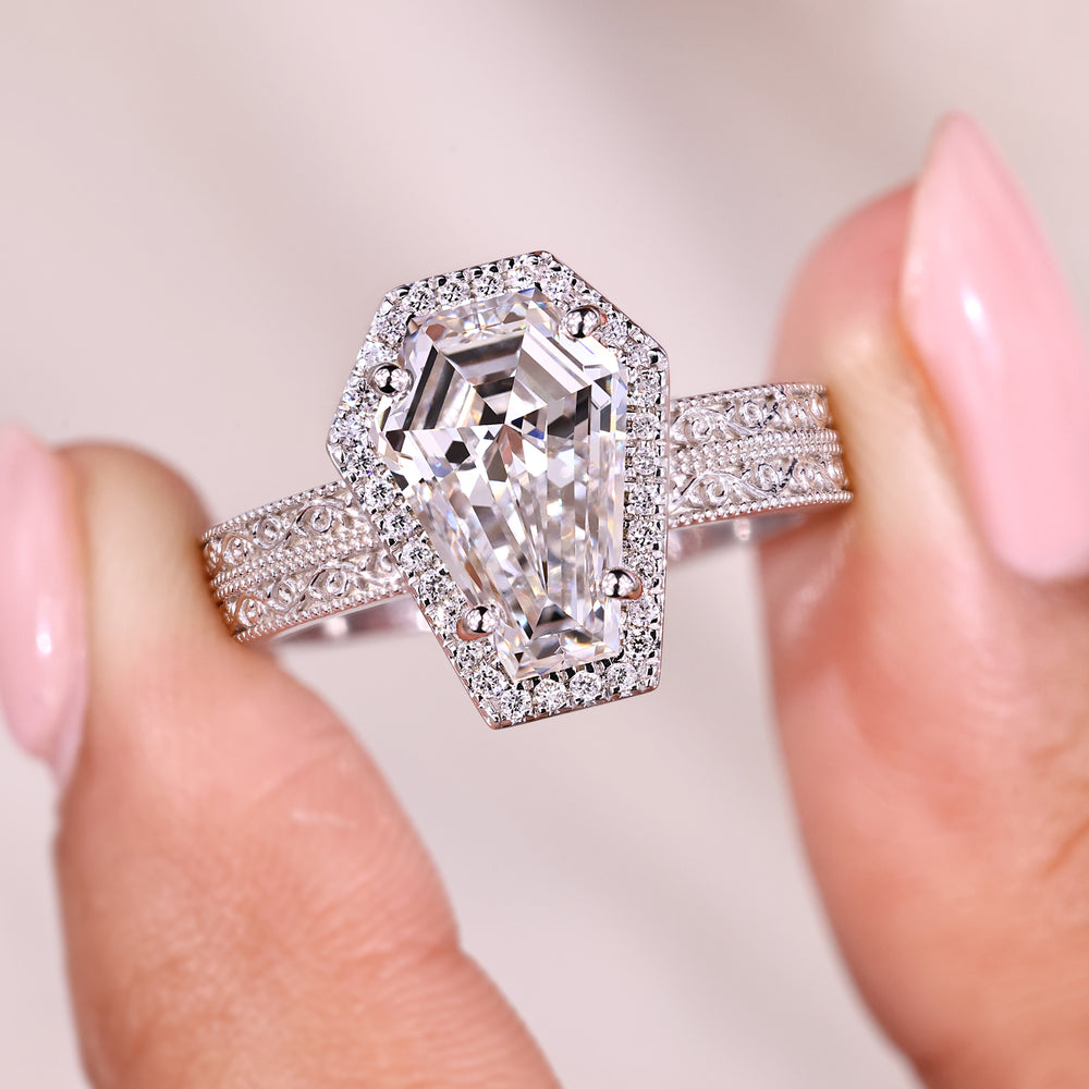 Handmade ring with handmade jewelry.
