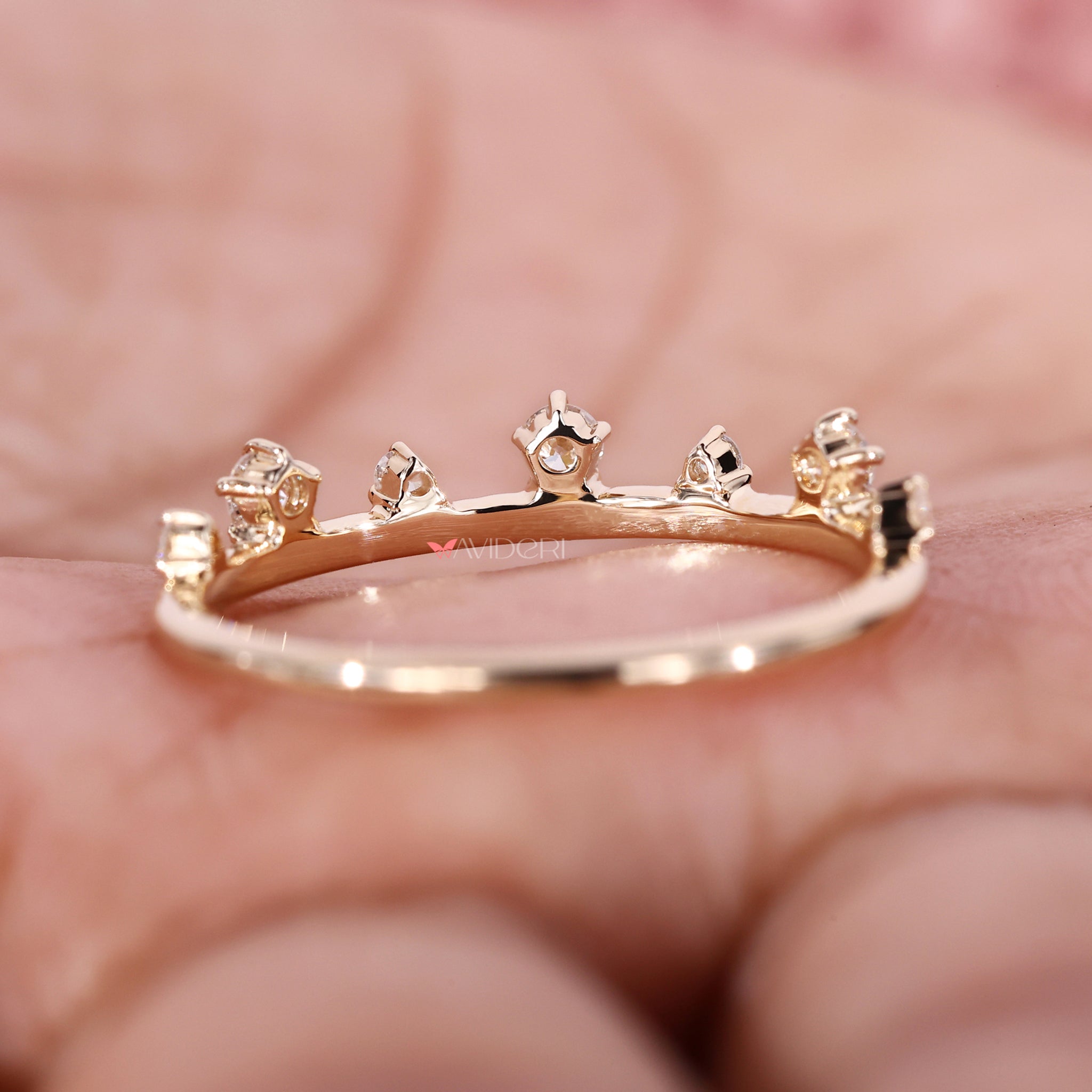 Lab grown diamond ring with brilliant sparkle and clarity.
