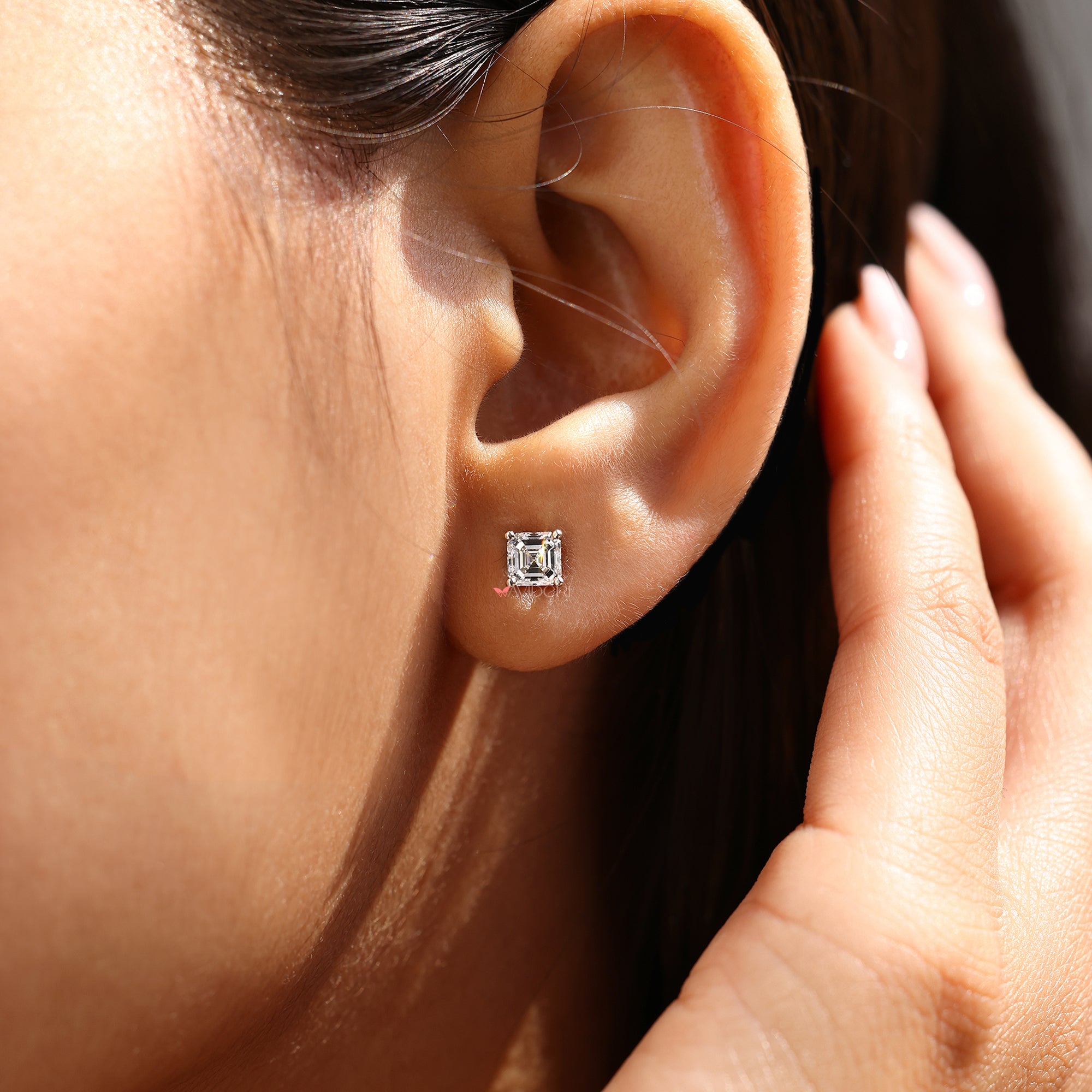 Avideri earrings designed with premium lab grown stones.