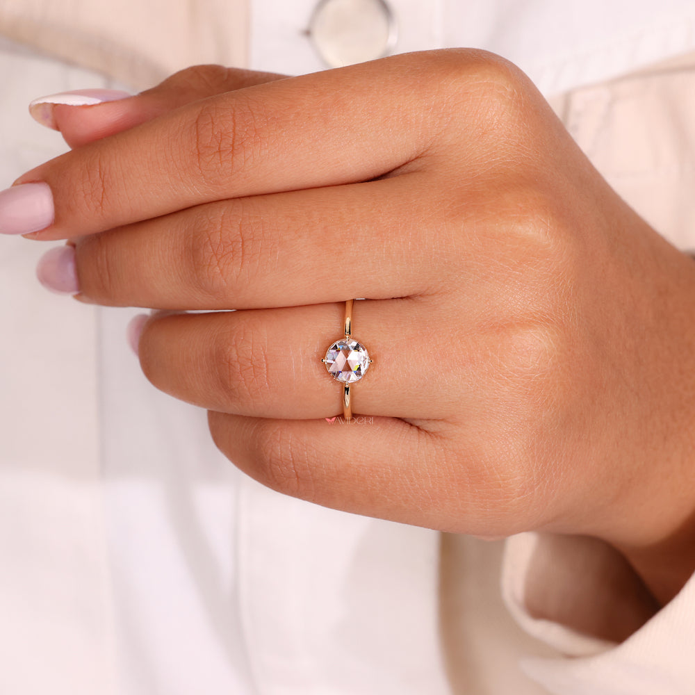 Handmade ring meticulously crafted for lasting elegance.
