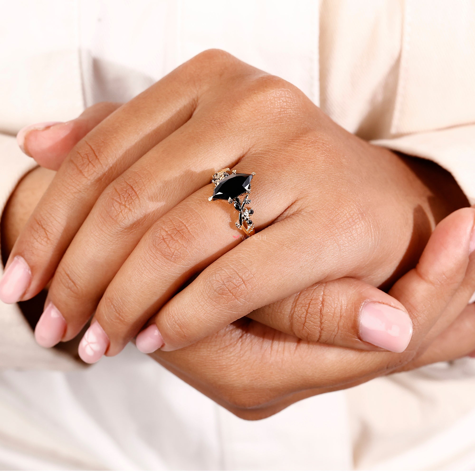 Buy a Moissanite ring with moissanite engagement ring style.