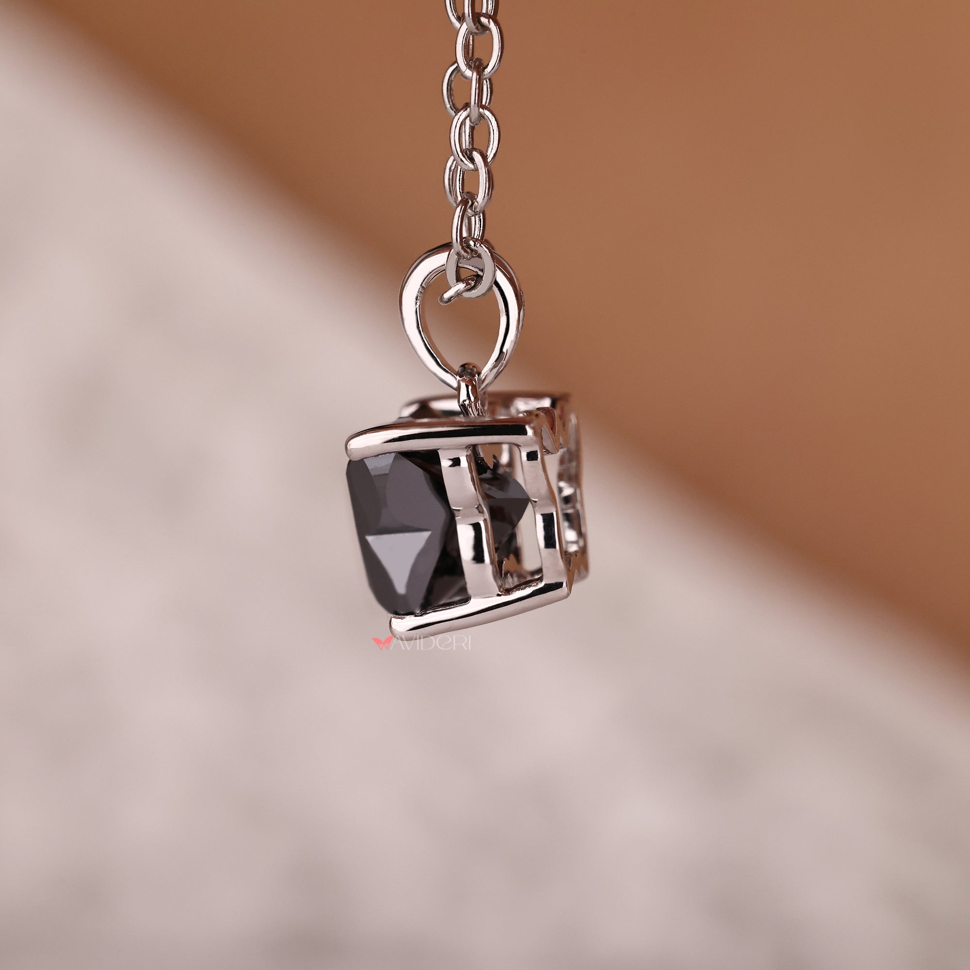 Moissanite pendant necklace with butterfly pendant gold for a timeless appeal.
