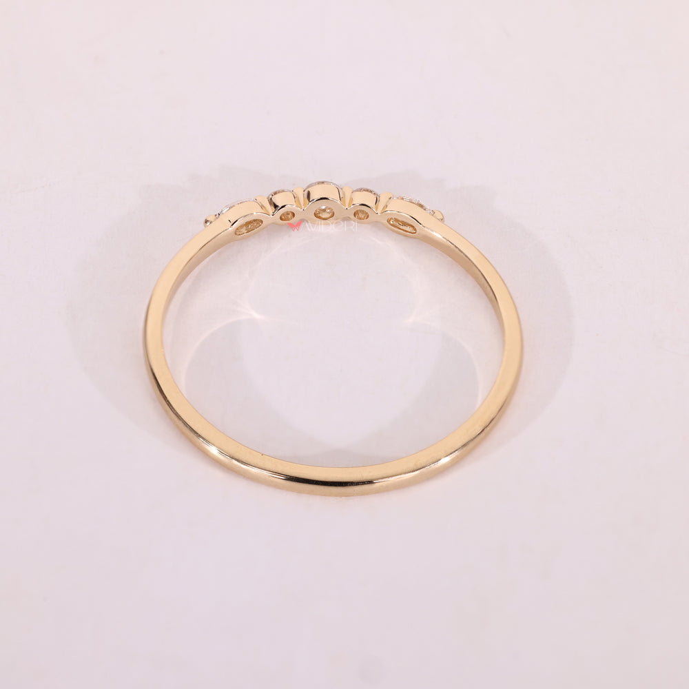 Custom wedding band in Lab Grown Diamond.