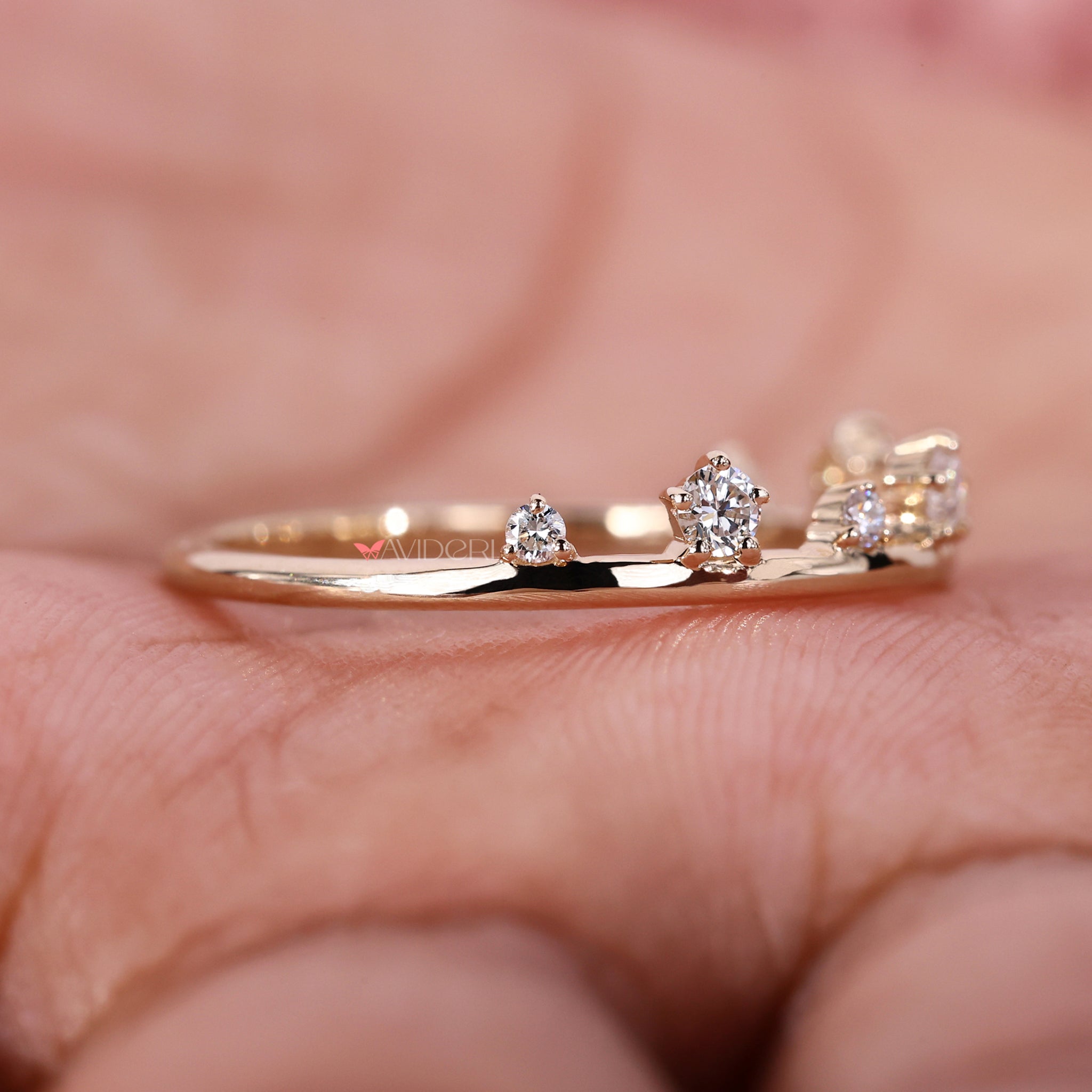 Handmade band with intricate design and attention to detail.
