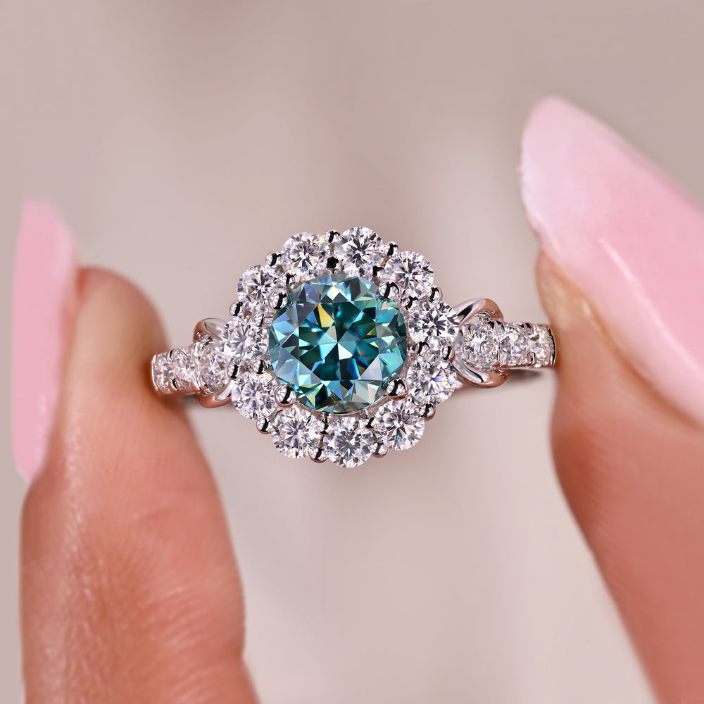 Unique handmade jewelry with moissanite brilliance.